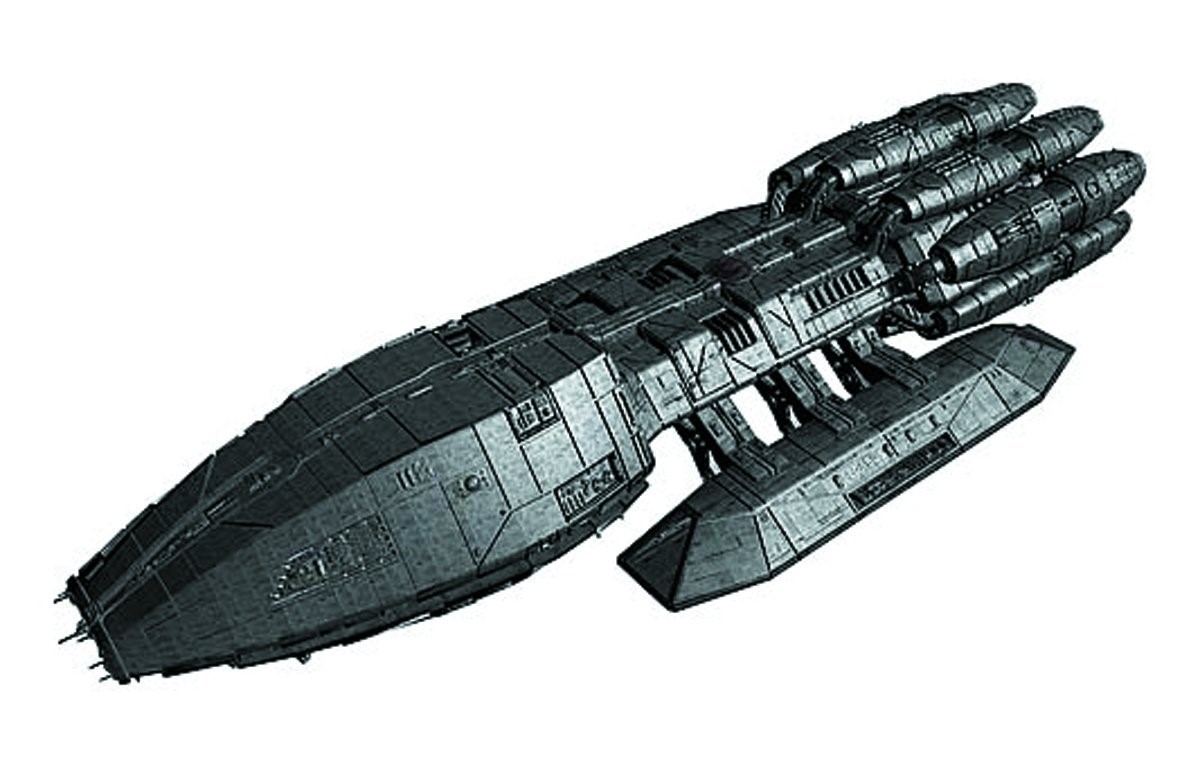 Battlestar Galactica Pegasus Model Kit Available At Fabgearusa.com 