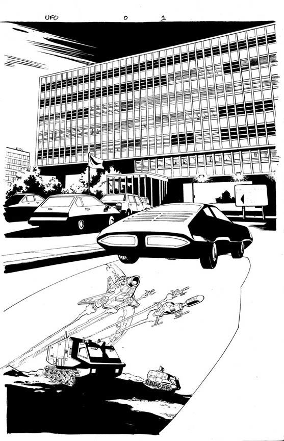 Original Art pages from UFO comic #0 | FabGear USA ...