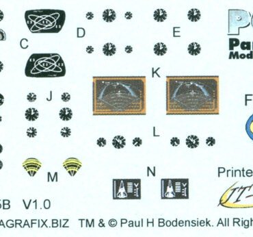 Battlestar Galactica Viper Mk 2 Photoetch & Decal Set (PGX125)