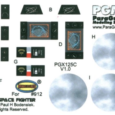 Battlestar Galactica Viper Mk 2 Photoetch & Decal Set (PGX125)