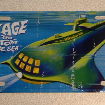 Voyage to the Bottom of the Sea License Plate