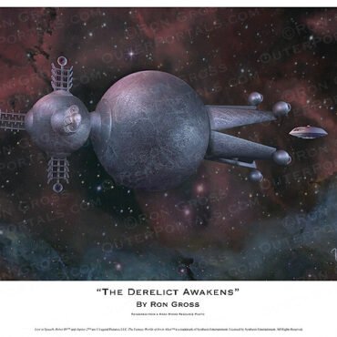 Lost in Space - Derelict print
