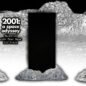 2001: A SPACE OYSSEY 1/6TH SCALE MONOLITH AND MOON BASE