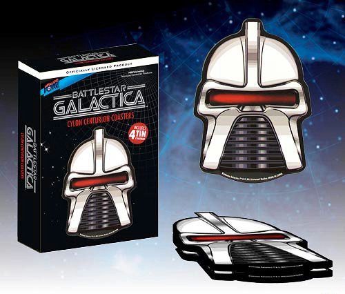 Battlestar Galactica Cylon Centurion Coasters Set of 4