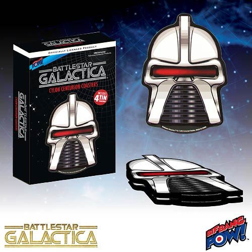 Battlestar Galactica Cylon Centurion Coasters Set of 4