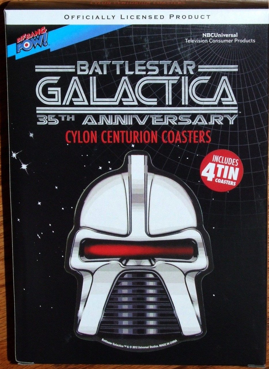 Battlestar Galactica Cylon Centurion Coasters Set of 4