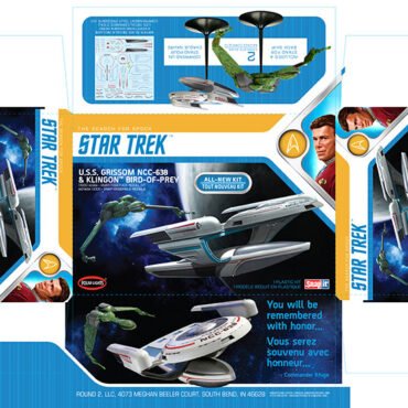 Star Trek USS Grissom & Klingon Bird of Prey (POL957)
