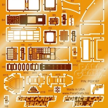Blade Runner - Deckard's Sedan/Police Car no. 27 Photoetch Set