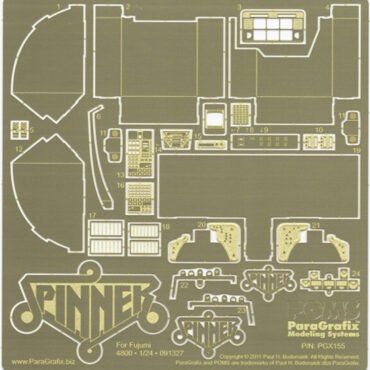 Blade Runner Spinner Photoetch Set - 1:24 Scale