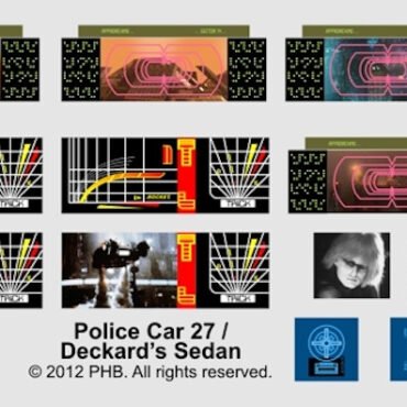 Blade Runner - Deckard's Sedan/Police Car no. 27 Photoetch Set
