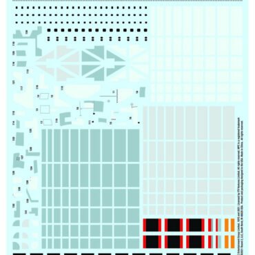 QTY 4 Large and loaded Decal Sheets!