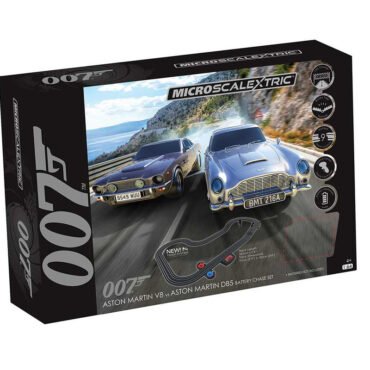 James Bond 007 Race Set - Aston Martin DB5 vs V8 - Micro Scalextric 1/64 Scale