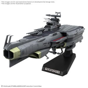 StarBlazers – 1/1000 Earth Defense Hyuga Class Combat Cruiser DCV-01 Hyuga (Yamato)