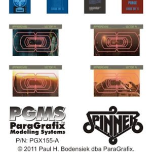 Blade Runner – Spinner – 1/24 Photoetch Set – FOR KIT: Fujimi #4800 – PGX155