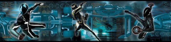 Tron - Legacy- Peel & Stick Border