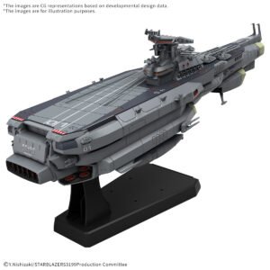 StarBlazers – 1/1000 Earth Defense Hyuga Class Combat Cruiser DCV-01 Hyuga (Yamato)