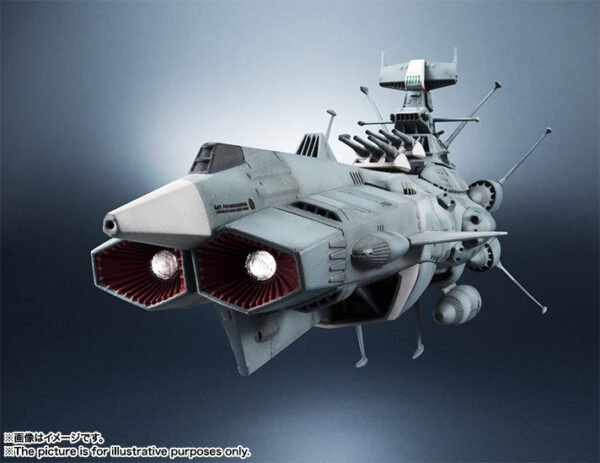 Space Battleship Yamato U.N.C.F. AAA-001 Andromeda 1:2000 Scale PreBuilt Display - Image 10