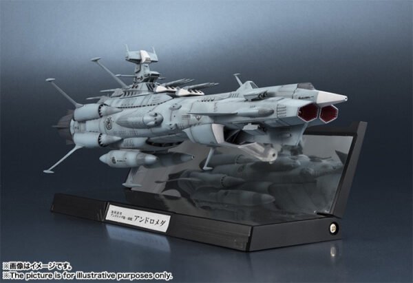 Space Battleship Yamato U.N.C.F. AAA-001 Andromeda 1:2000 Scale PreBuilt Display - Image 6