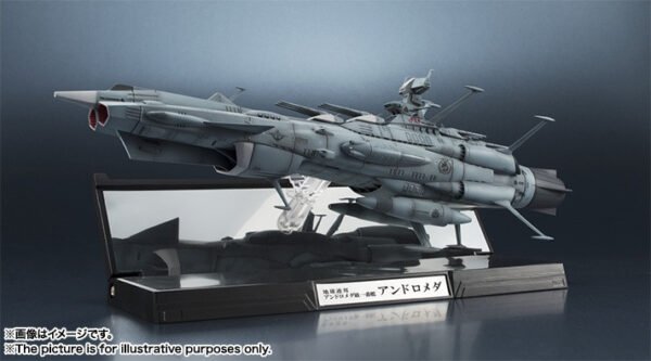 Space Battleship Yamato U.N.C.F. AAA-001 Andromeda 1:2000 Scale PreBuilt Display - Image 7
