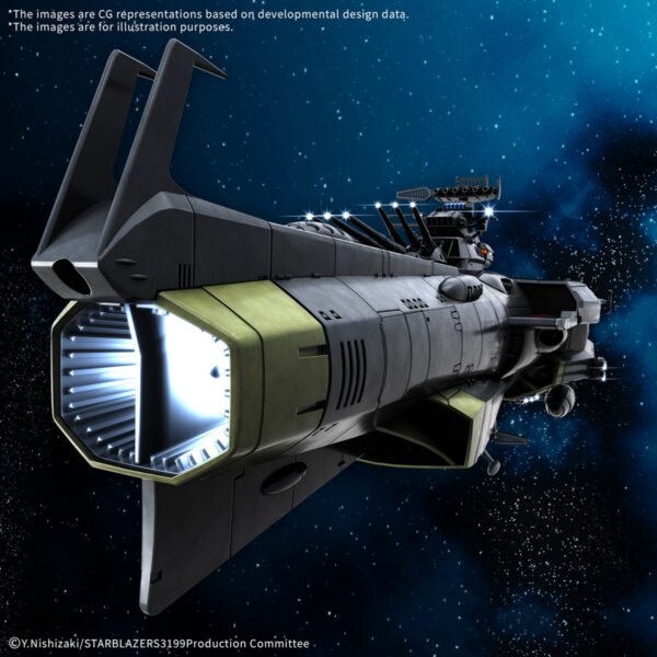 StarBlazers - 1/1000 Earth Defense Hyuga Class Combat Cruiser DCV-01 Hyuga (Yamato) - Image 5