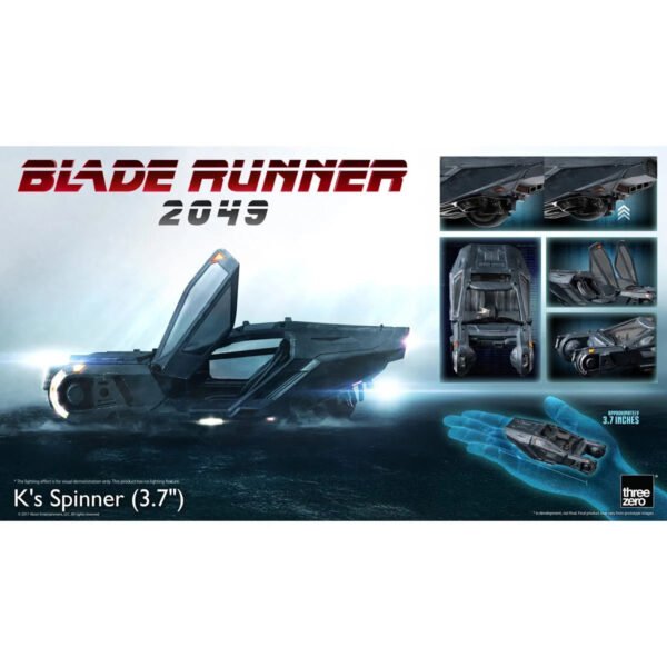 Blade Runner 2049 K's Spinner Die-Cast Metal Vehicle - Image 9