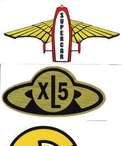 Stickers – Thunderbirds XL5 Supercar & Captain Scarlet
