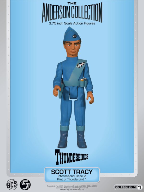 Scott Tracy 3.75 inch Thunderbirds TB1 Pilot Action Figure - Image 4